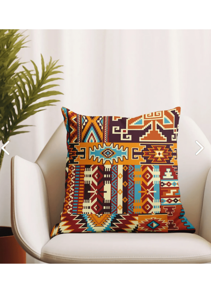 Serenon Etnik Kilim Desenli Kırlent Kılıfı Serenon Etnik Kilim Desenli Kırlent Kılıfı
