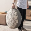 Serenon Eucalyptus Desenli Yuvarlak Yer Minderi Serenon Eucalyptus Desenli Yuvarlak Yer Minderi