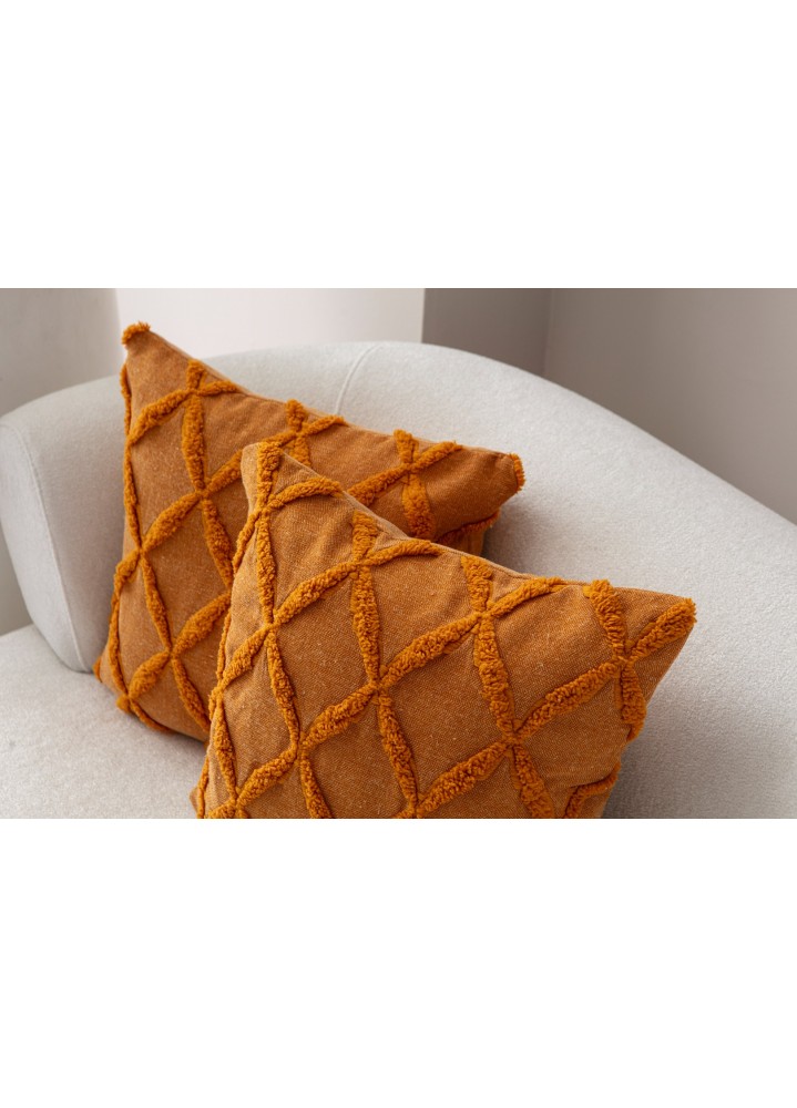 Serenon “Baklava Serisi” Kırlent Kılıfı – Bal Karameli